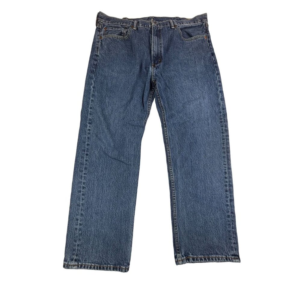 Levis 505 Jeans Mens W40 L29 Classic Fit Blue Denim